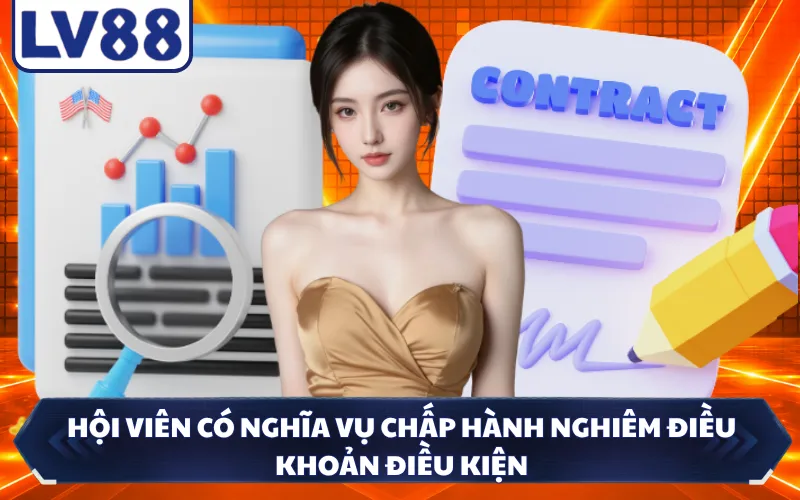 Hội viên có nghĩa vụ chấp hành nghiêm điều khoản điều kiện