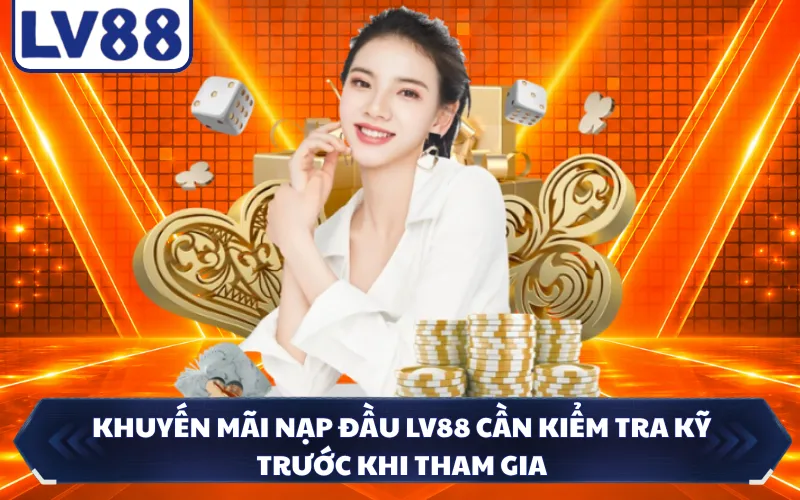 Khuyến mãi nạp đầu LV88 cần kiểm tra kỹ trước khi tham gia